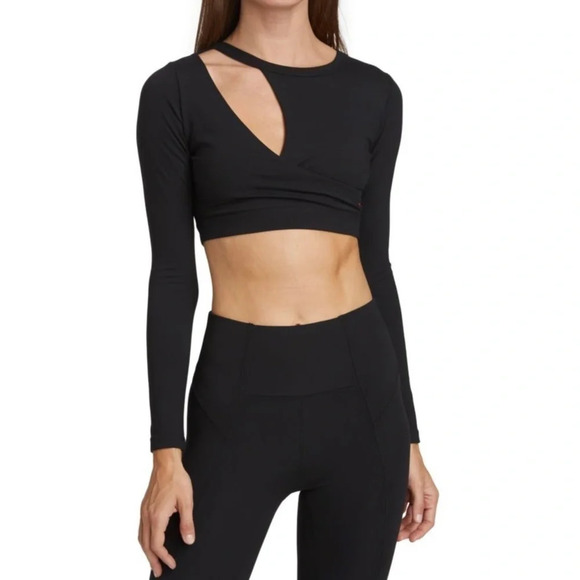 n:PHILANTHROPY Tops - n:Philanthropy Roxy Crop Top in Black NWT